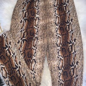 Snake print pants ❌SOLD